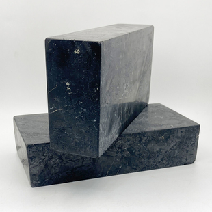 俄罗斯次石墨 防电磁大面积方块垫脚方砖瑜伽辅助几何工艺摆饰