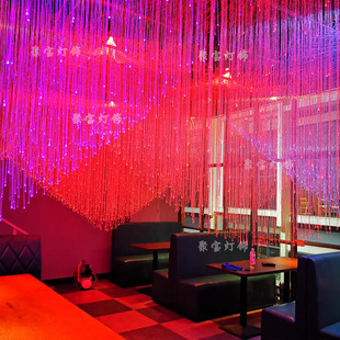 光纤灯星空顶满天星酒吧饭厅阿凡达七彩变色网红气氛灯装饰树灯