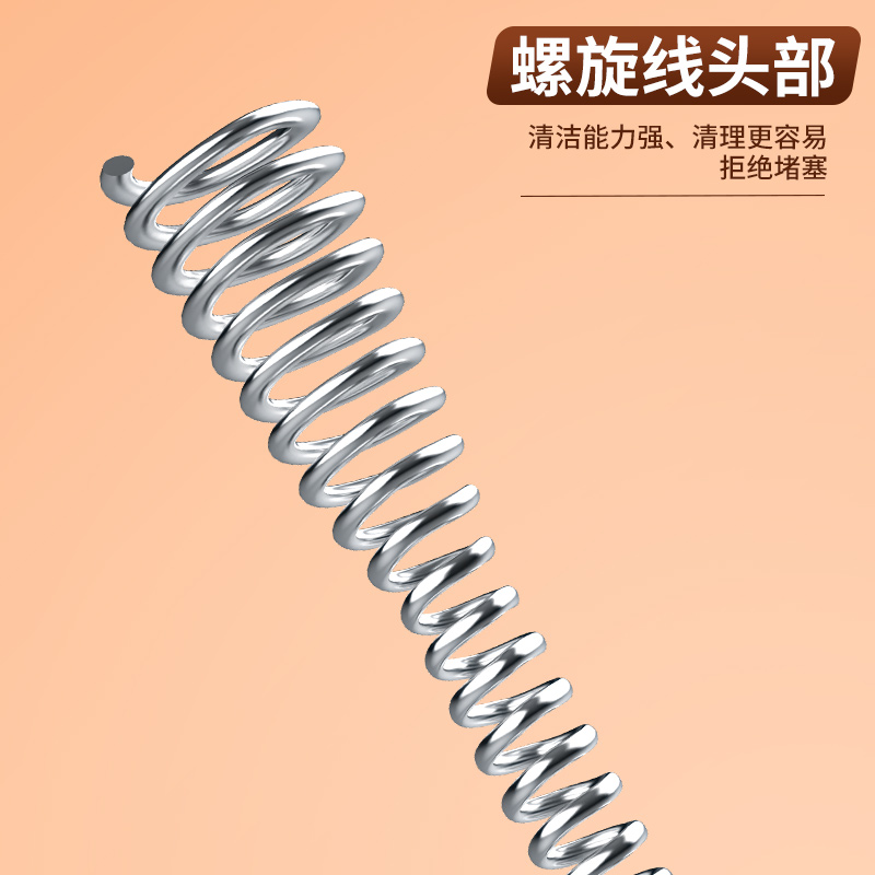 下水道疏通神器厕所防堵塞工具捅管道疏通器地漏水管垃圾清理夹子