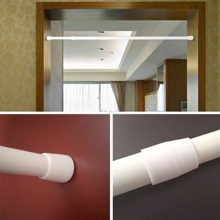 卧室窗帘杆伸缩杆客厅免打孔晾衣架卫生间晾衣杆浴帘杆升缩撑杆子