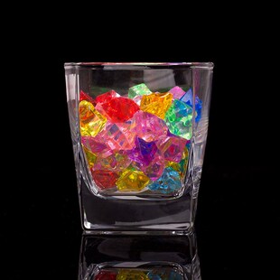 五彩色玻璃珠亚克力水晶泥鱼缸水草弹球水培人造装饰石头