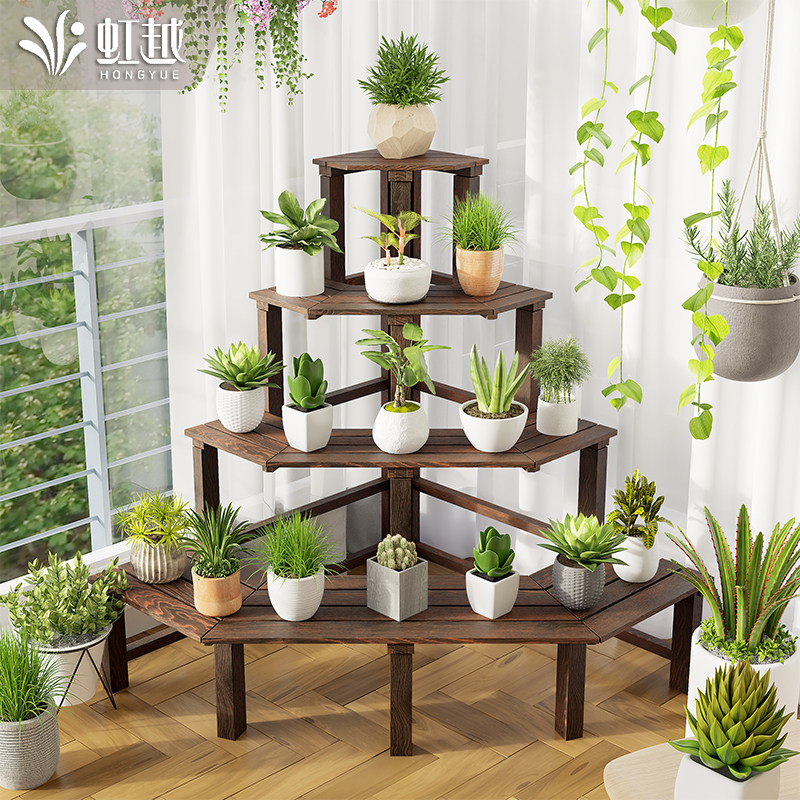 虹越阳台转角落地花架子拐角多层靠墙角直角阶梯式三角花盆置物架,鲜花速递/花卉仿真/绿植园艺,花架,淘宝优惠券,粉丝福利购,淘宝优惠卷