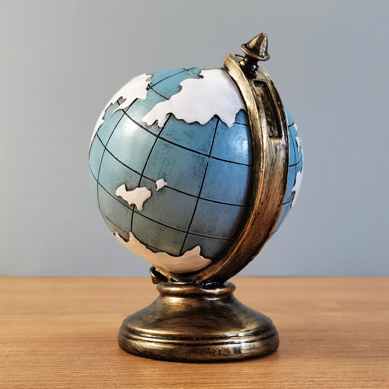 创意地球仪笔筒学生办公桌书桌面高级收纳摆件装饰送老师儿童男孩