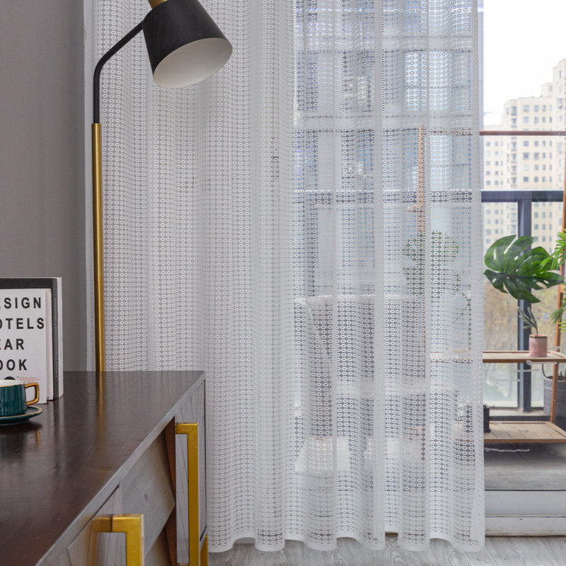 白纱窗帘纱帘透光不透人遮光阳台飘窗纱窗白沙纱幔魔术贴白色窗,居家布艺,成品窗帘,淘宝优惠券,粉丝福利购,淘宝优惠卷