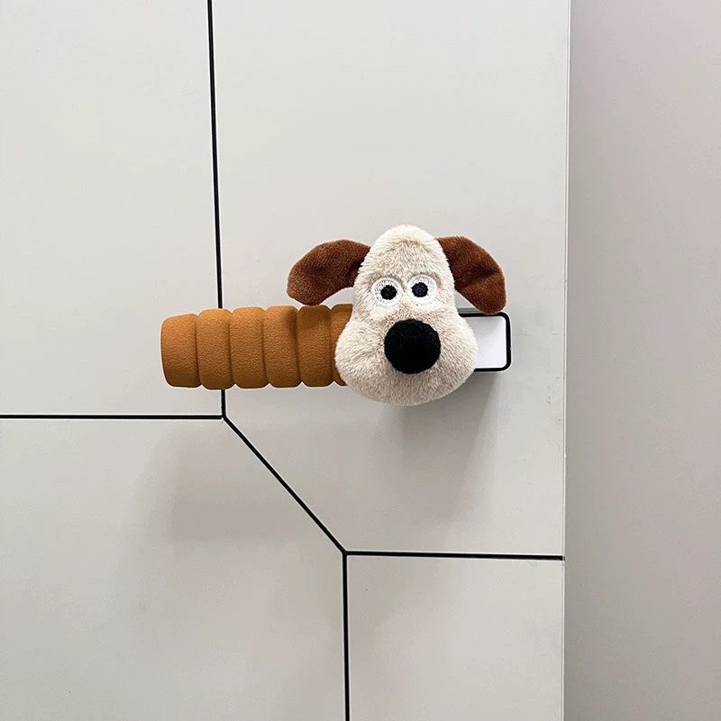 门把手保护套可爱掌门狗防撞防静电保暖门把手套房间拉手防碰套