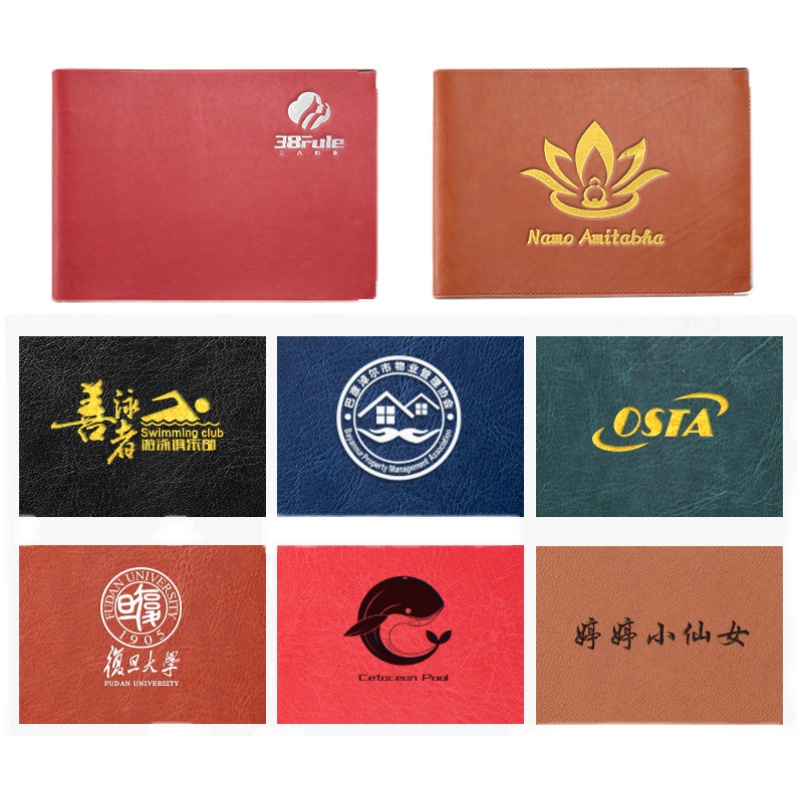 A4活页本横版外壳软皮本活页夹可拆卸笔记本子定制可印LOGO