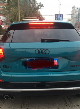 专用奥迪车标改装黑色车标A3S3S4A4LA5A6A7Q2L中网标四环标尾标志