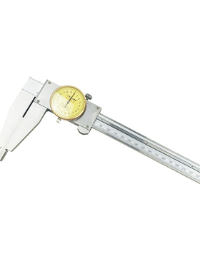 大量程带表卡尺0-500mm桂林至极量具0-300游标加长大爪内外径测量