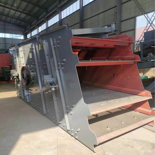 能耗低功率小的直线筛采用振动电机作激振器效率适用于沙金矿