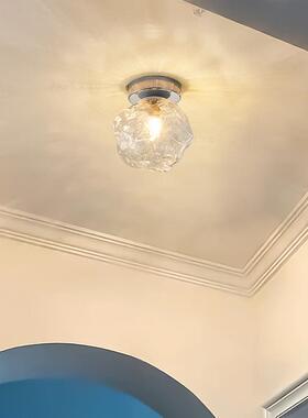 冰块廊过CIS道灯网红爆款玻石头璃户氛走围创意家装北欧轻奢入玄