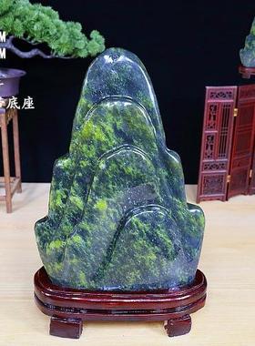 蓝田原石XCB奇石摆件天然玉玉石自然石家摆件客厅包居邮绿