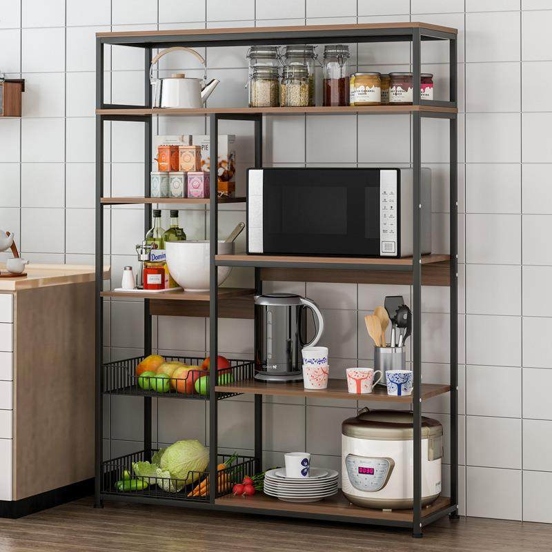 厨D8109房置架落地多层收纳架物微波炉架子碗架家物架多功储能省,商业/办公家具,千层架,淘宝优惠券,粉丝福利购,淘宝优惠卷