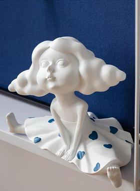 北欧创意电人偶女孩脂客厅视柜装C0305N00饰品树摆件辛格瑞娜