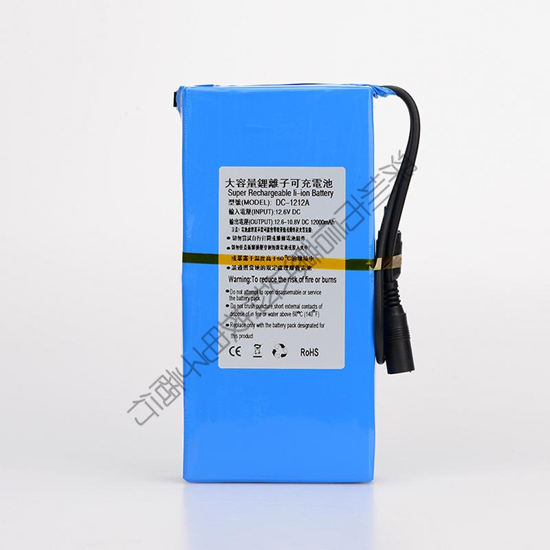 612厂家直销03途.7V备;8.4V;12V大容量多用可充用锂电池(1200mAh)