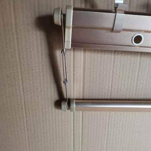 手摇晾衣杆手动晾手衣架永褪色衣的晒杆不358动晾衣架三杆