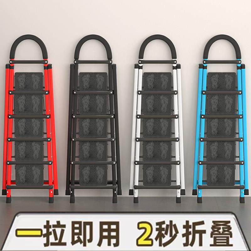 梯家用折人叠梯NKT室内字工程梯便携多功小楼子梯叉伸能缩加厚王