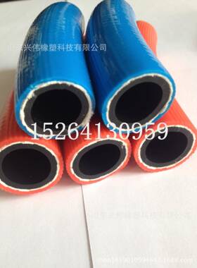 厂家直销8mm10mm橡胶气管双空耐377并联管高压氧气管乙炔色管