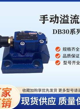 先式溢流阀手动压力调压阀DB101-50JSBB/-31500200DB导20DB130