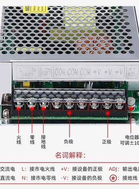 S-200-24单组12V166开关电源200W直流24V.8.A工控CWZ变器5压V336V