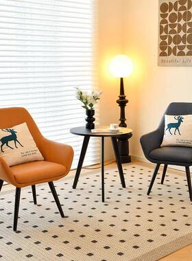 单人沙发JOJ椅懒人沙发洽谈客桌室椅北欧休闲电约脑沙发椅简厅卧