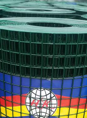 河北HK绿色硬铁养丝网殖防塑护围栏护网OBU栏公路围栏网浸塑