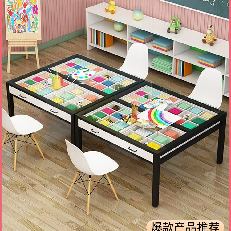 儿童美术绘画手工桌幼儿园画室
