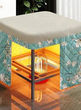 新款季家用烤暖火桌子202无品牌/5冬天烤炉取桌冬全套折叠正火方