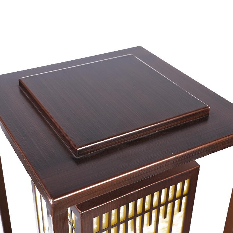 le外d方形草坪灯户灯现铝型材景观落地柱*灯庭院景代矮观