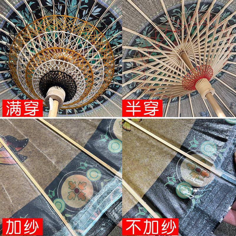 中防国风油纸伞手油纸伞00工传防大雨晒雨男女古风纸伞防伞汉服伞