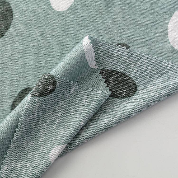 025织布面料全棉AFG针亚麻汗布印花面料春夏汗T恤时装休闲服面2料