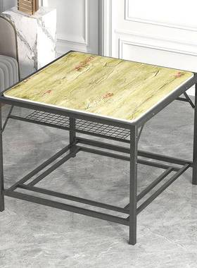 烤火桌子新款家用正方形不锈F9658HJT多功能取暖桌餐可折钢烤火叠