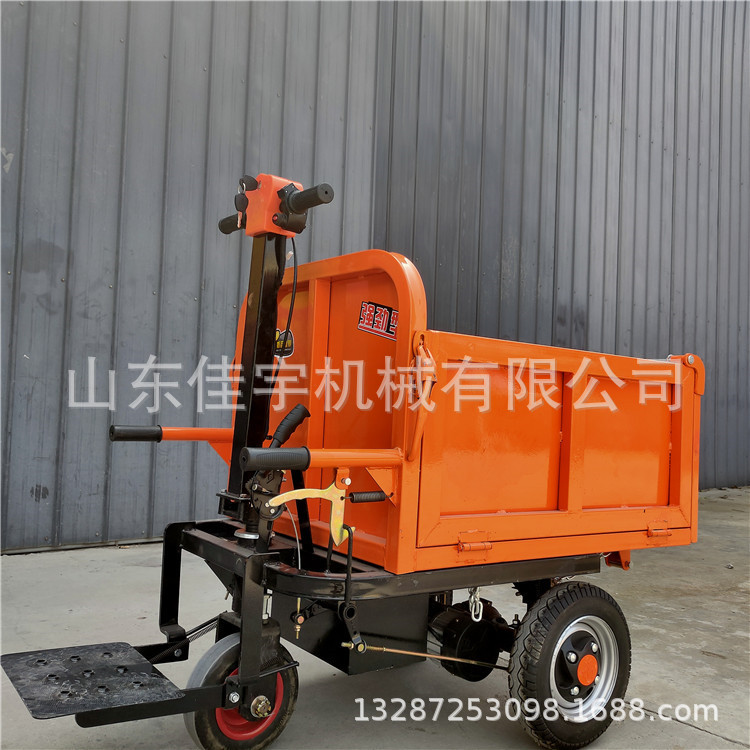 电动工地推灰推沙手推车