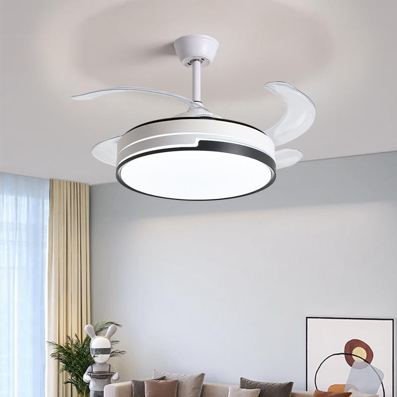 52寸隐形灯吊扇吊2025年新款扇家用803一体吊灯客厅饭灯厅卧室吊