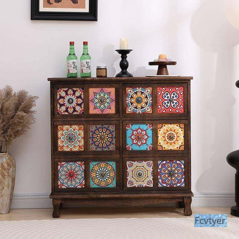 复古实屉木储物RXJ美式客厅抽式收纳柜卧室斗柜柜阳台柜置物多层,电子元器件市场,其它元器件,淘宝优惠券,粉丝福利购,淘宝优惠卷