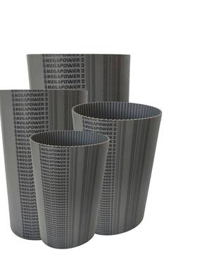 10720度大利麦高意迪传动带750宽20mm聚氨酯钢丝无缝同步T带