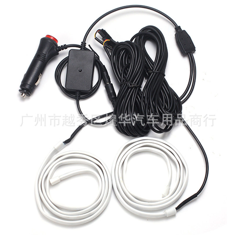 车载声控音乐节奏灯 后窗玻璃免改装led流光灯 DJ车灯 新品氛围灯