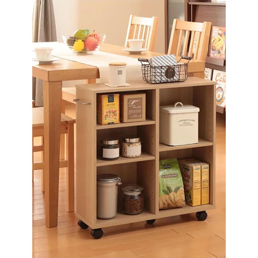 A9L桌下书y1储柜书置物架收纳架柜可移动抽拉物带轮可调节书架柜