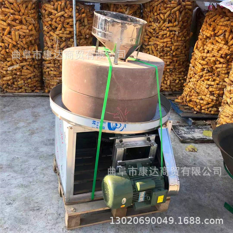 电动石磨磨面粉机器 磨米浆米糊石磨机 小型家用电石磨机 研磨设
