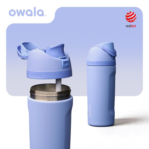 OWALA水杯吸管杯不锈钢双饮口
