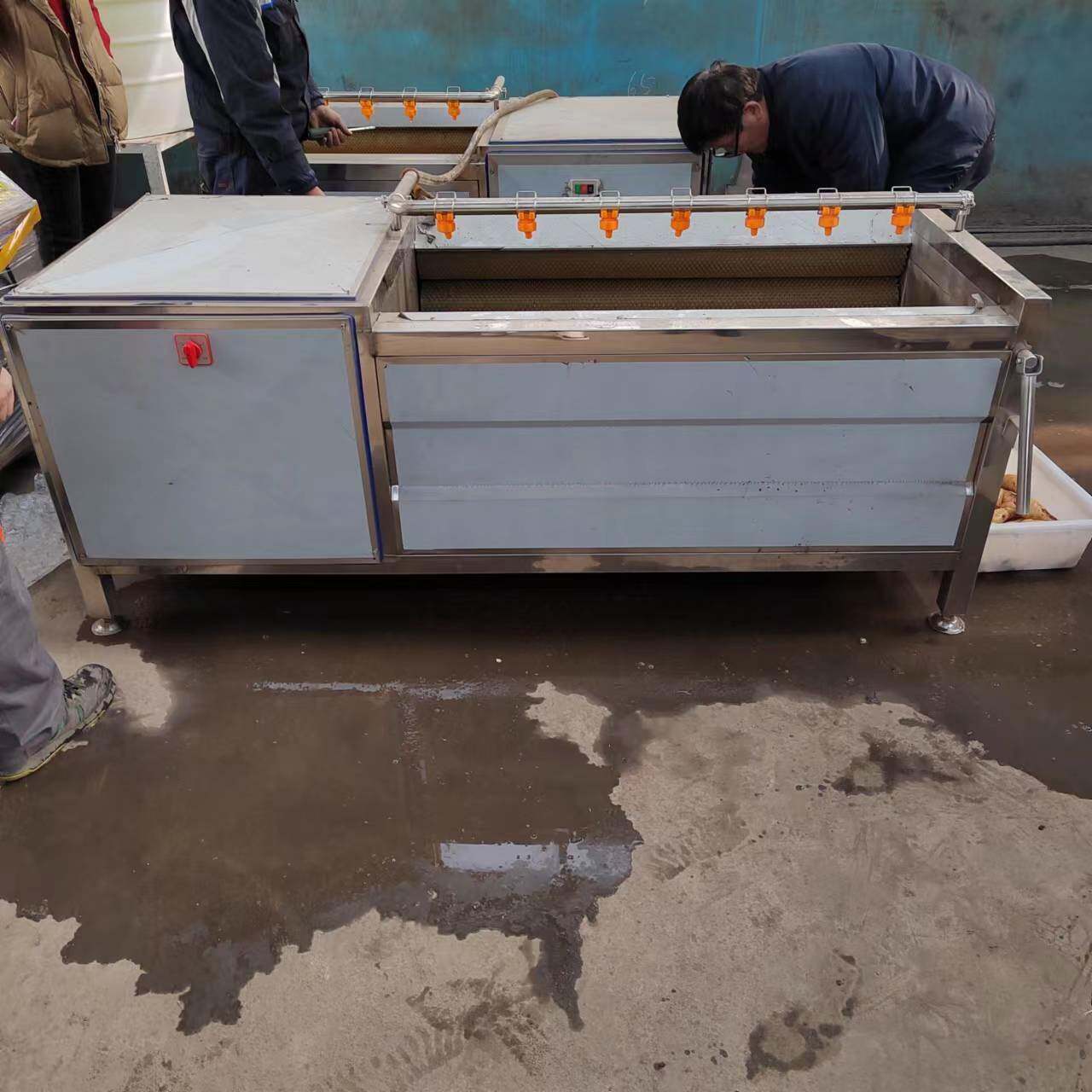 洗咸菜机器滚筒式根茎类蔬菜清洗机芥菜疙瘩清洗机红薯清洗机