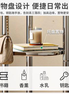 E108E28挂衣架客轻厅衣架地卧室小型置物架落挂衣服的子立架式奢