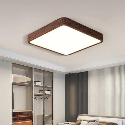 胡桃木色L客ED吸33960顶护灯中式厅大厅中国风家新居主卧室房间眼