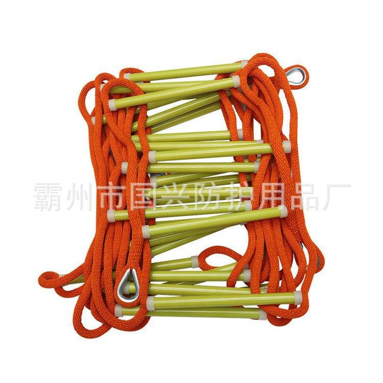 绝缘防潮蚕丝软应急救生逃生软梯电EWC工绳工梯H编型整式梯程梯图片