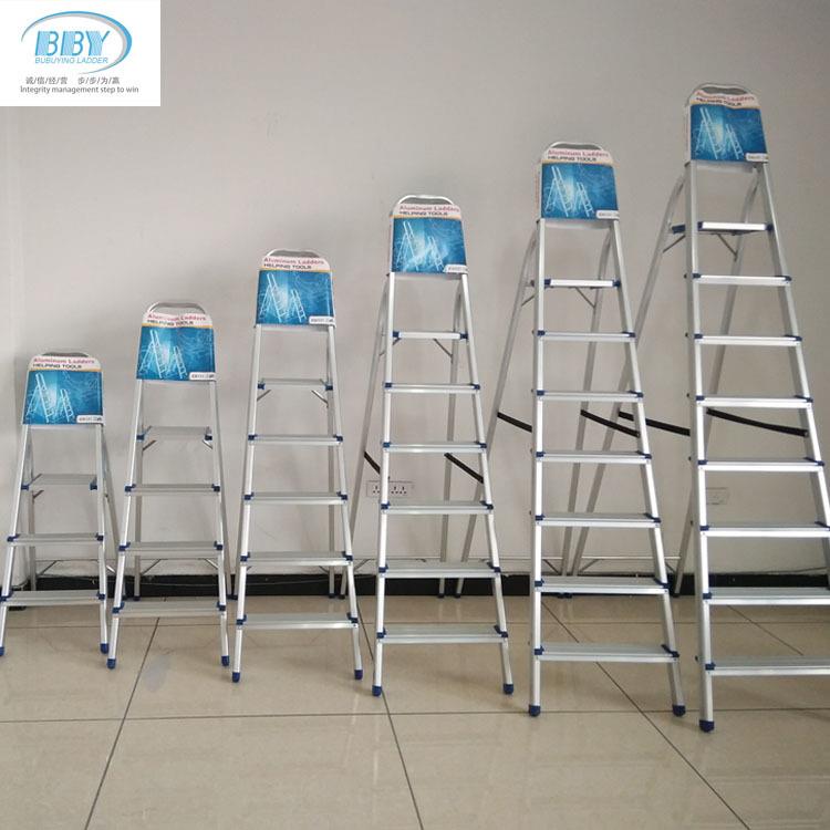 T三步梯加MRQ功能家用梯人字梯板宽加多厚踏铝合金梯子