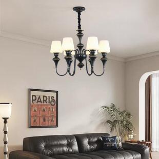 全铜代客厅书房主27931卧室餐法厅民宿主灯美式现吊式灯简约样板