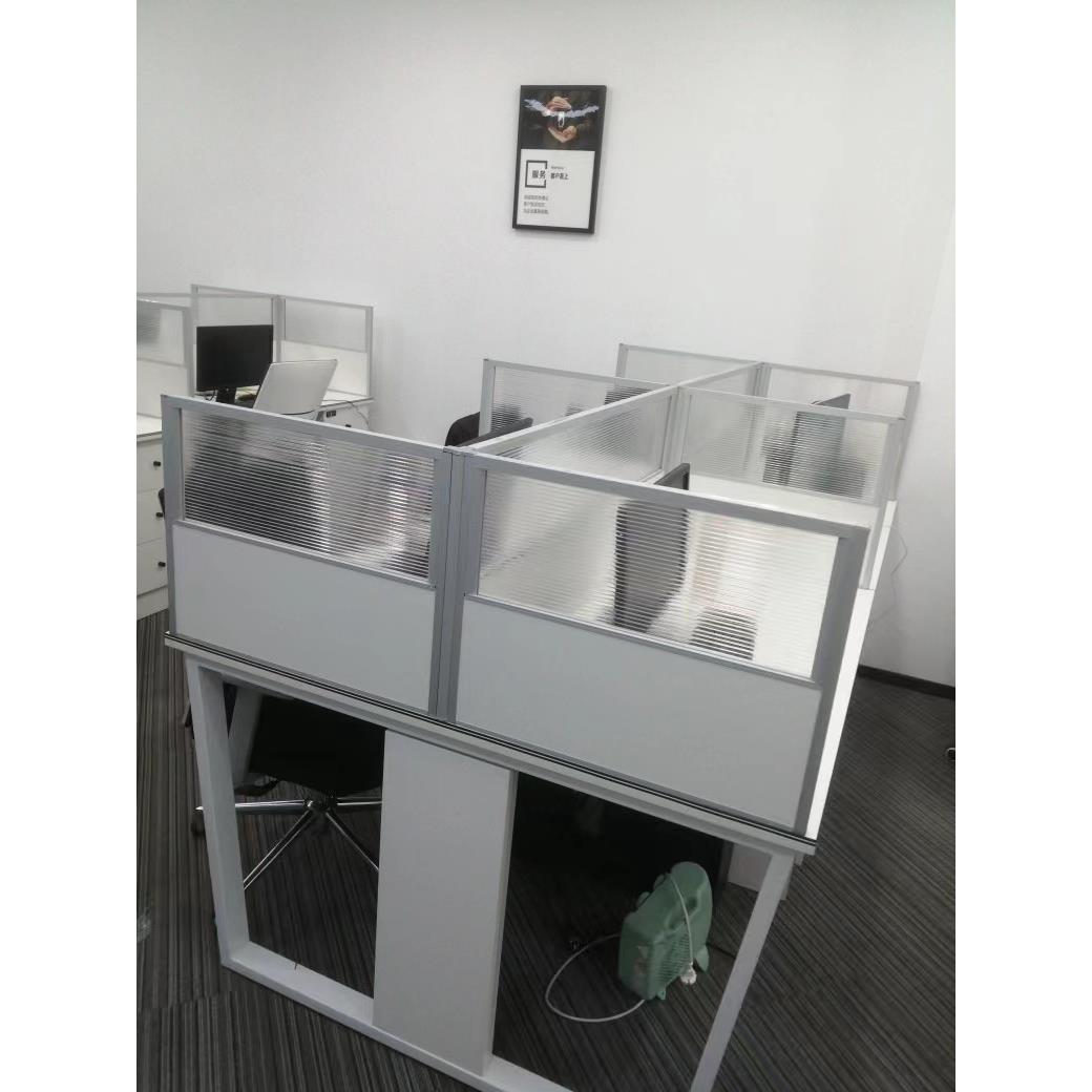 制办定公铝桌桌屏风挡面板合金加高隔音无品牌/隔板隔断桌子防掉