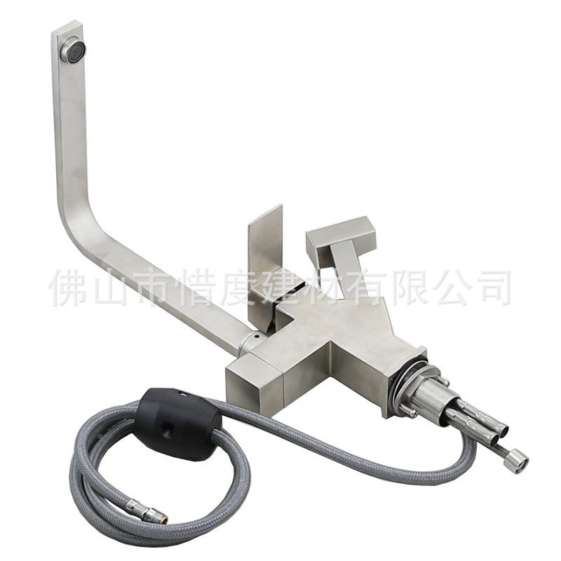 S功US04不锈钢多能厨房龙头机ENB器水斗水槽龙3头方形龙头CFG人-0