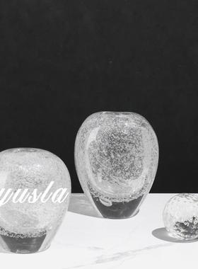 客厅茶几插花瓶餐厅器花酒店干别墅样板间软装饰品摆极ZHK简现件