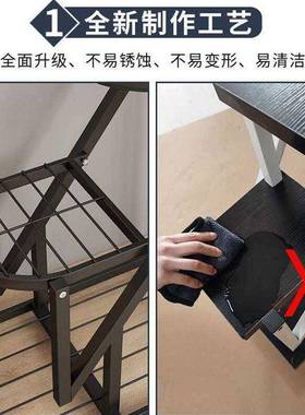 绿萝花架置艺物架室外铁花架室内客ROL厅子地式多落层阳台花盆挂