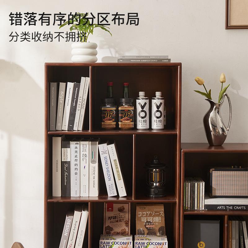 实书IBR柜置物架落地架组合柜简书易格子纳柜轻奢矮书柜家木用收